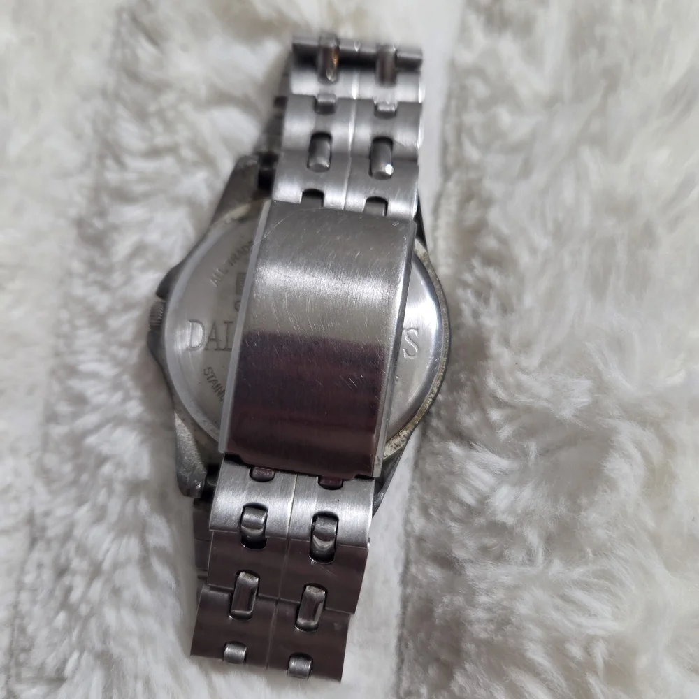 Dallas Cowboys Watch Gametime Silver Stainless‎ Steel NFL Quartz Watch Japan